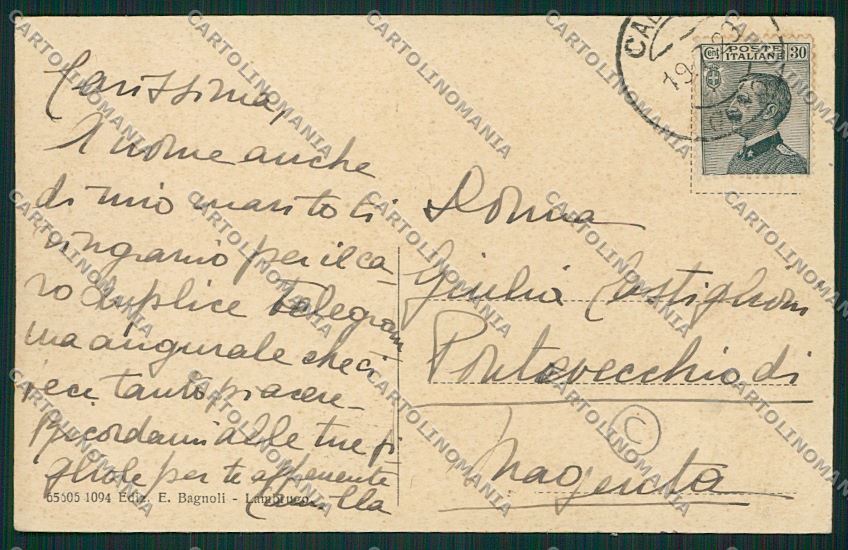 Como Cabiate cartolina QK3732 – retro