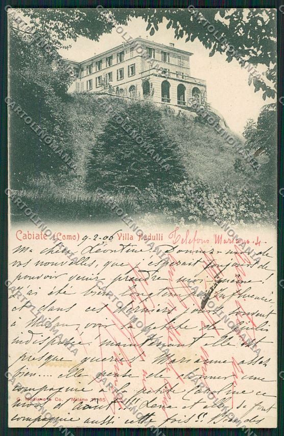 Como Cabiate SCOLLATA cartolina QK3733 – fronte