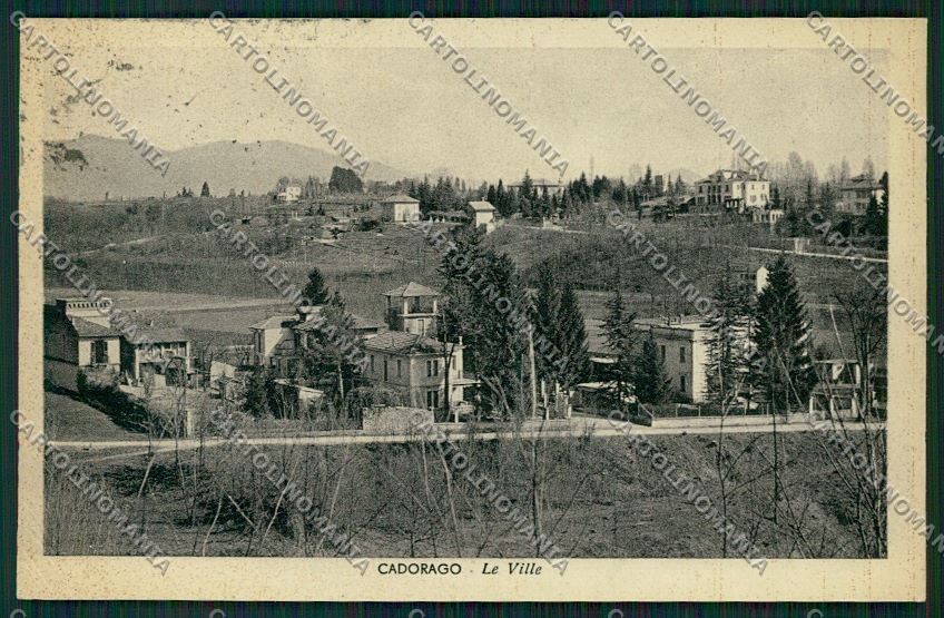 Como Cadorago cartolina QK3738 – fronte
