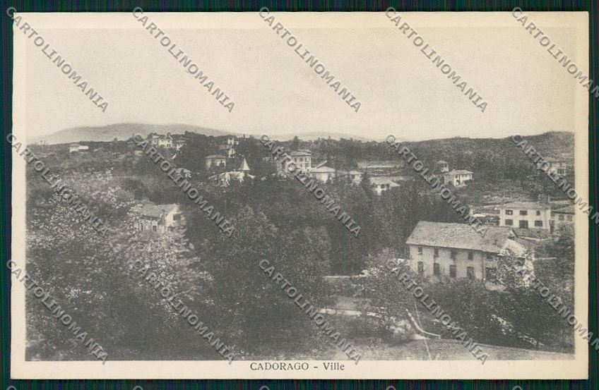 Como Cadorago cartolina QK3739 – fronte