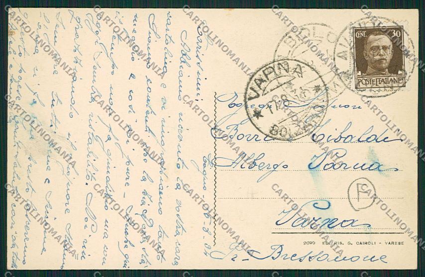 Como Cagno cartolina QK3744 – retro