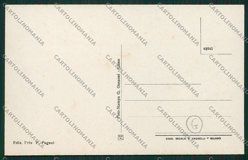 Como Locate Varesino cartolina QK3762 – retro