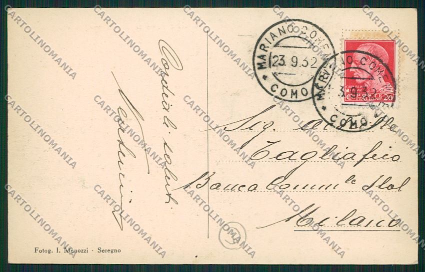 Como Mariano Comense cartolina QK3777 – retro
