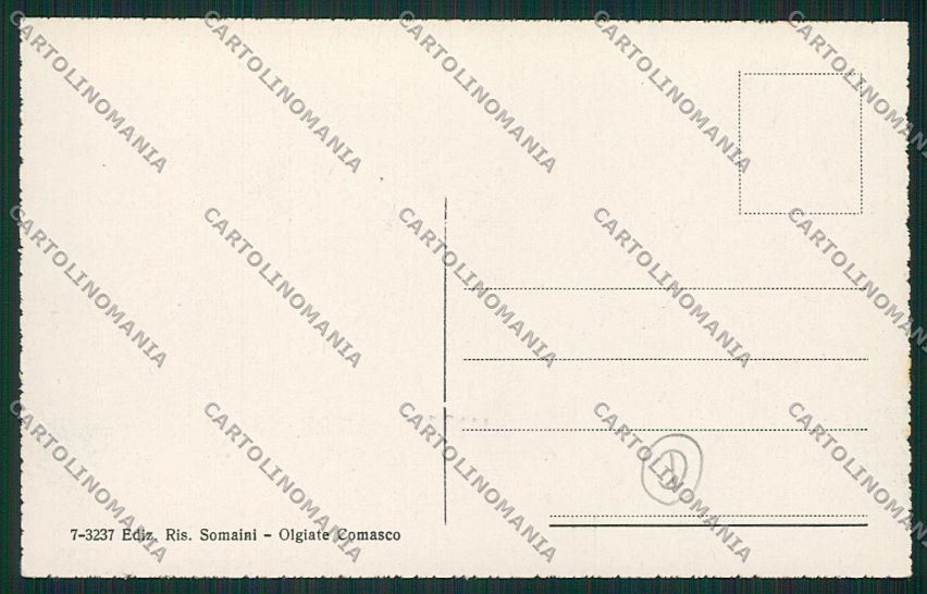 Como Olgiate Comasco Nevicata cartolina QK3805 – retro