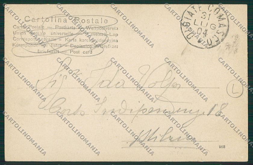 Como Olgiate Comasco cartolina QK3828 – retro