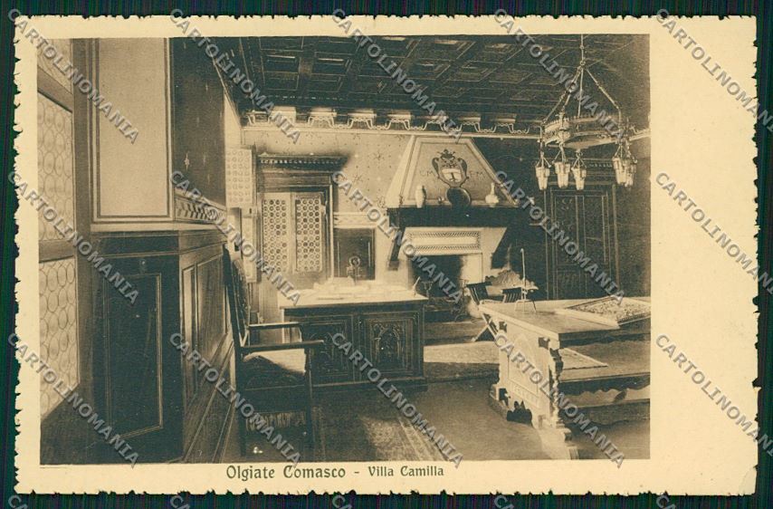 Como Olgiate Comasco Villa Camilla cartolina QK3831 – fronte