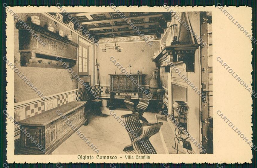 Como Olgiate Comasco Villa Camilla cartolina QK3832 – fronte