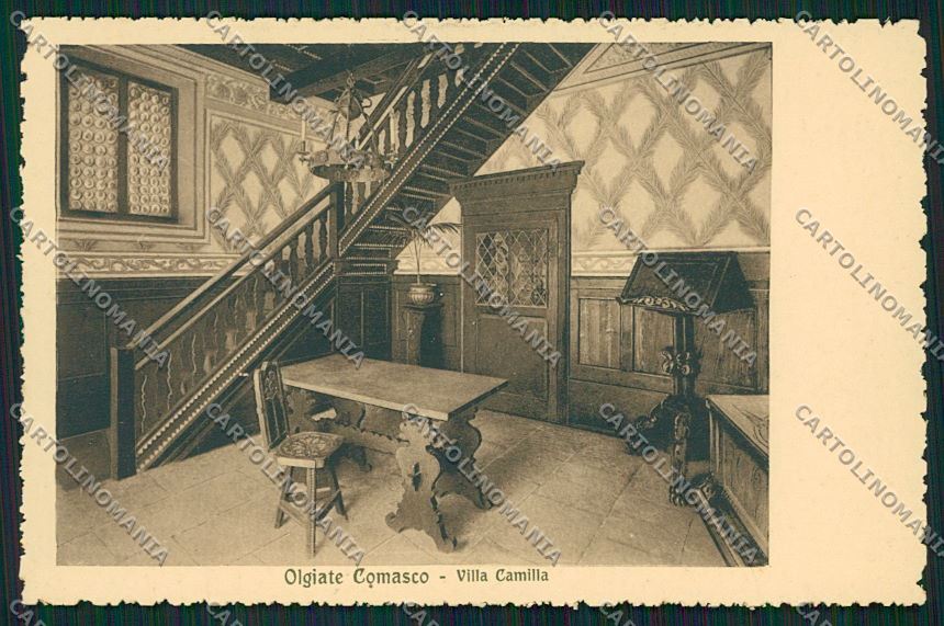Como Olgiate Comasco Villa Camilla cartolina QK3833 – fronte
