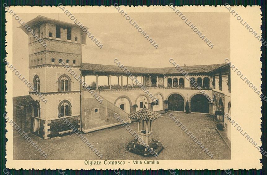 Como Olgiate Comasco Villa Camilla cartolina QK3837 – fronte