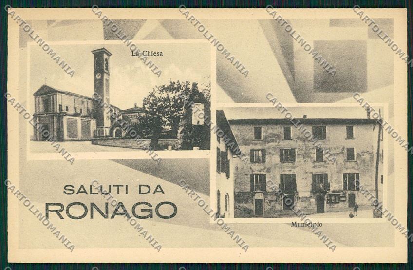 Como Ronago Saluti da cartolina QK3847 – fronte