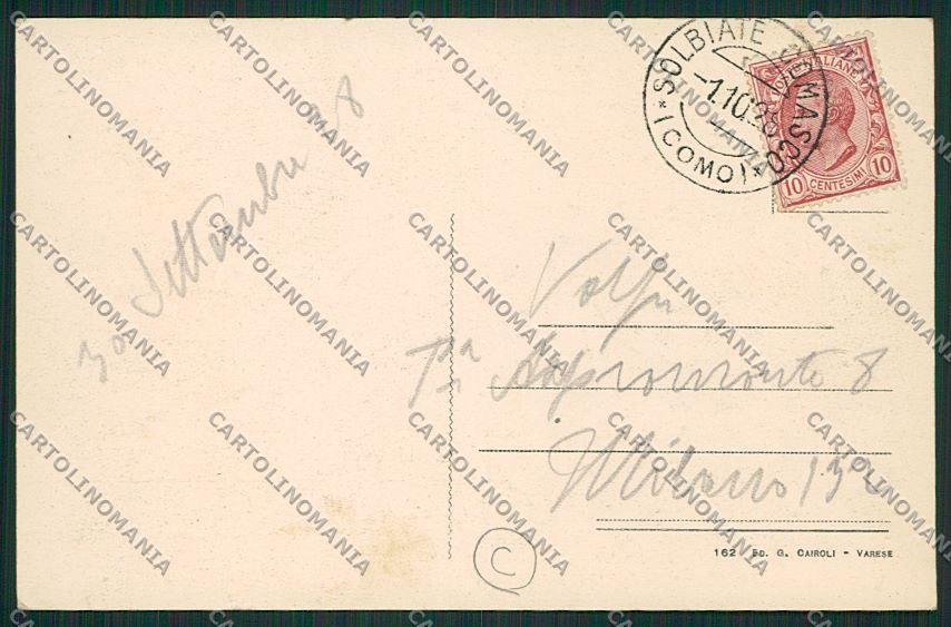 Como Solbiate cartolina QK3862 – retro