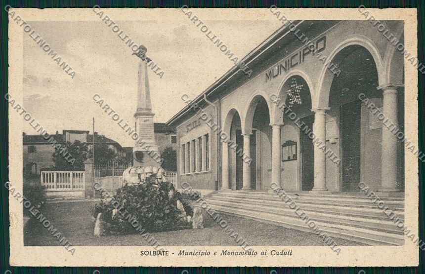 Como Solbiate cartolina QK3863 – fronte