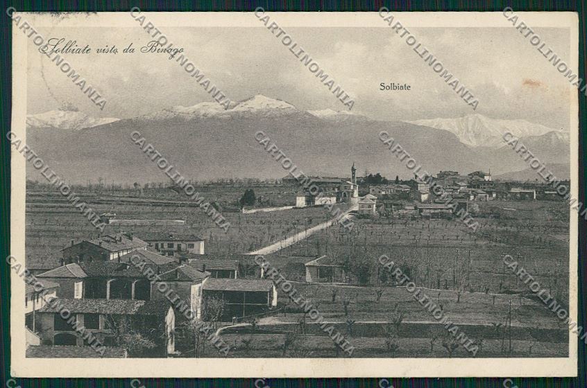 Como Solbiate cartolina QK3867 – fronte