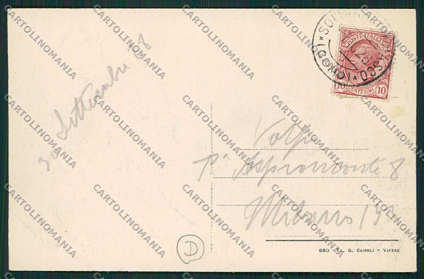 Como Solbiate cartolina QK3867 – retro