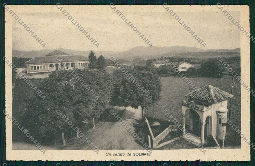 Como Solbiate cartolina QK3868 – fronte