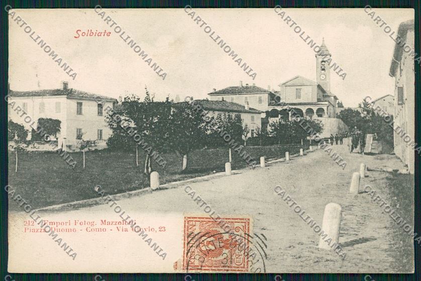 Como Solbiate cartolina QK3877 – fronte