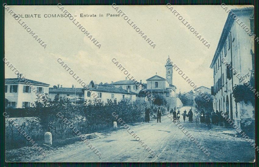 Como Solbiate cartolina QK3878 – fronte