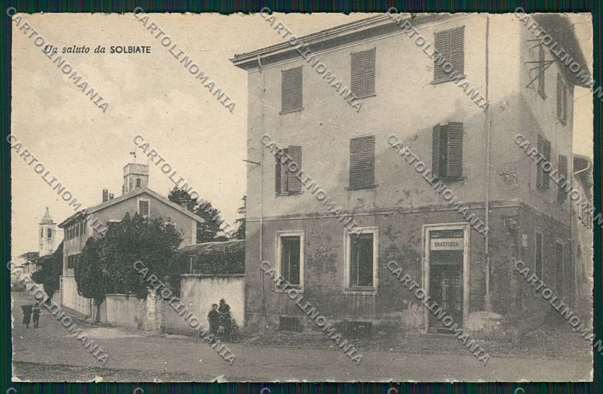 Como Solbiate cartolina QK3882 – fronte