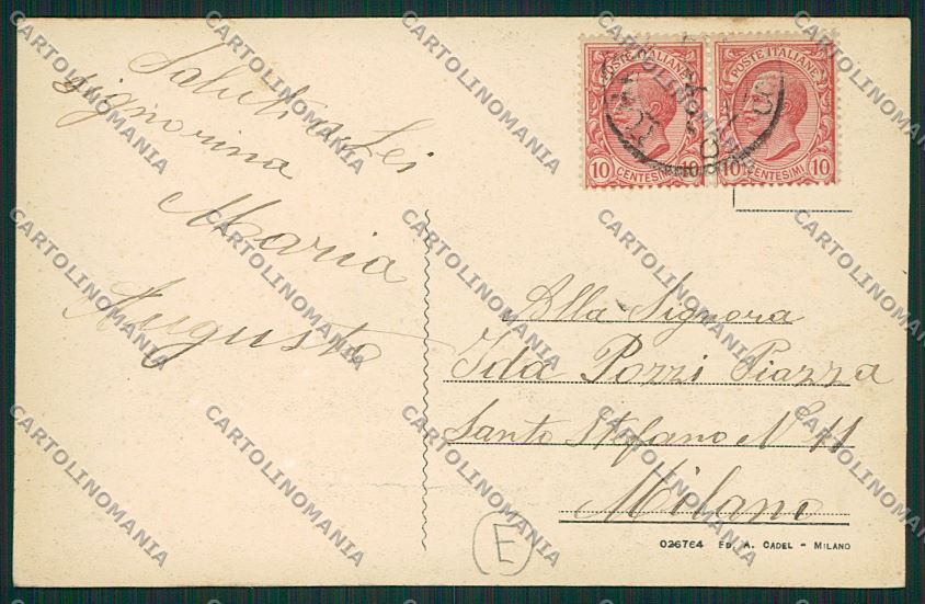 Como Turate cartolina QK3889 – retro