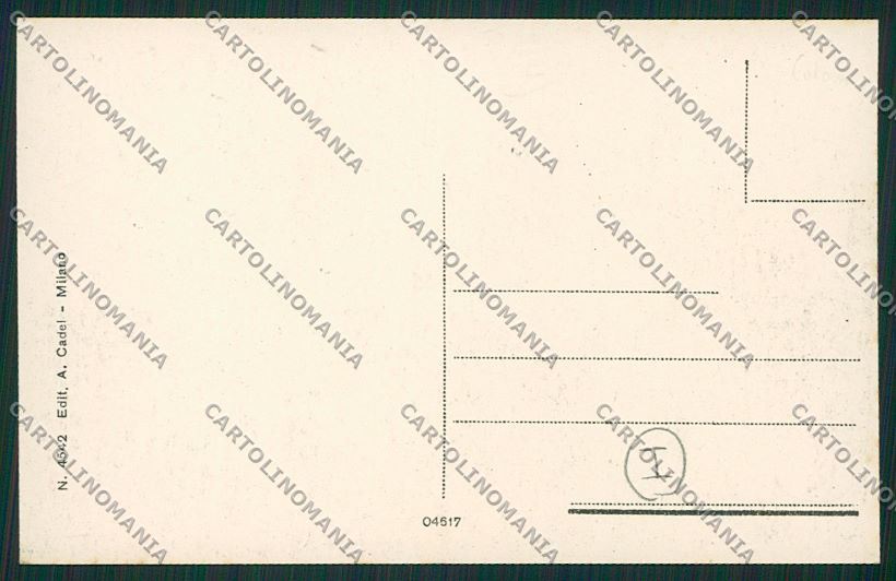 Como Turate cartolina QK3897 – retro