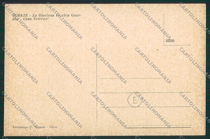 Como Turate Casa Veterani Militari cartolina QK3911 – retro