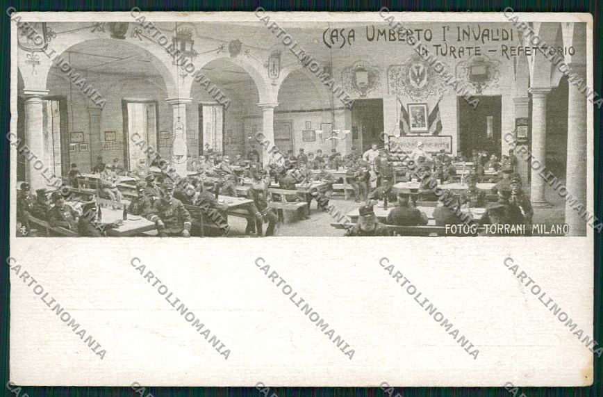 Como Turate Casa Veterani Militari cartolina QK3917 – fronte