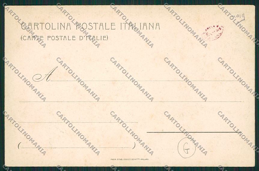 Como Turate Casa Veterani Militari cartolina QK3918 – retro