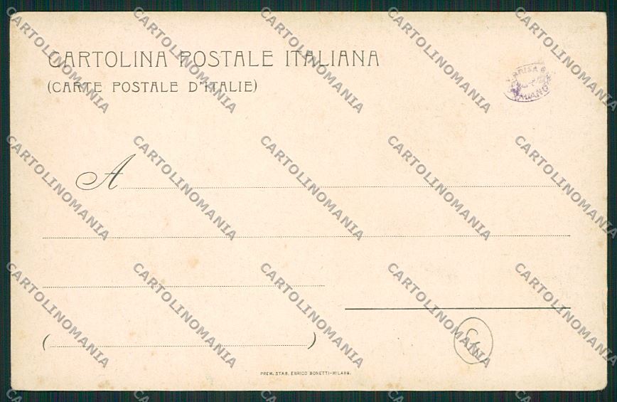 Como Turate Casa Veterani Militari cartolina QK3919 – retro