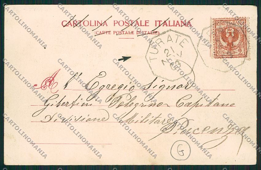 Como Turate Casa Veterani Militari cartolina QK3927 – retro