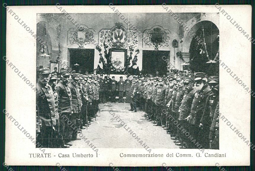 Como Turate Casa Veterani Militari cartolina QK3931 – fronte