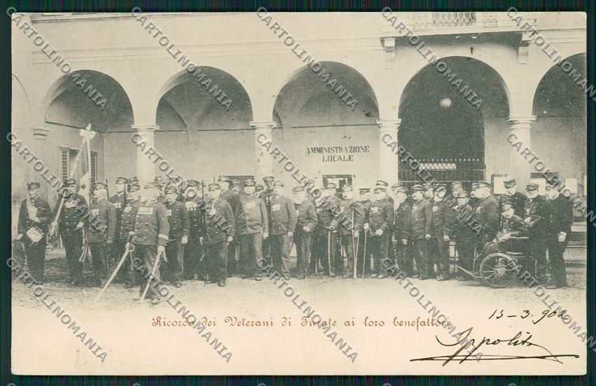 Como Turate Casa Veterani Militari cartolina QK3936 – fronte