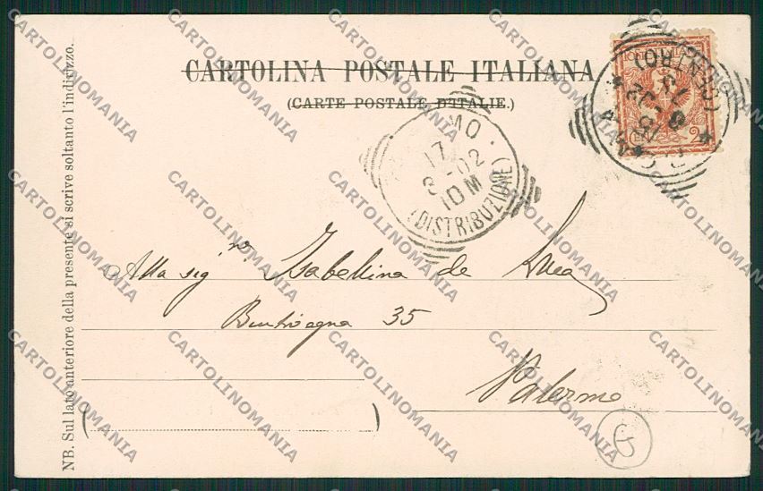 Como Turate Casa Veterani Militari cartolina QK3936 – retro