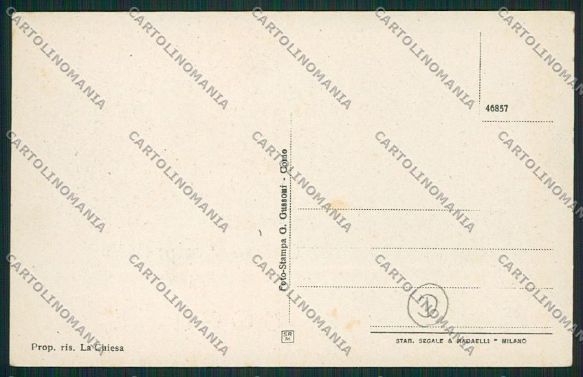 Como Uggiate cartolina QK3952 – retro