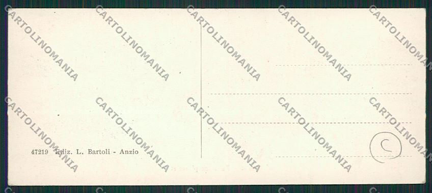 Roma Anzio Mini cartolina QK3974 – retro