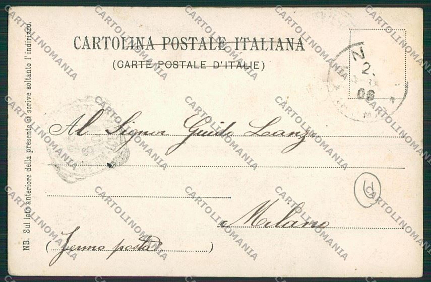 Roma Anzio Treno cartolina QK3989 – retro