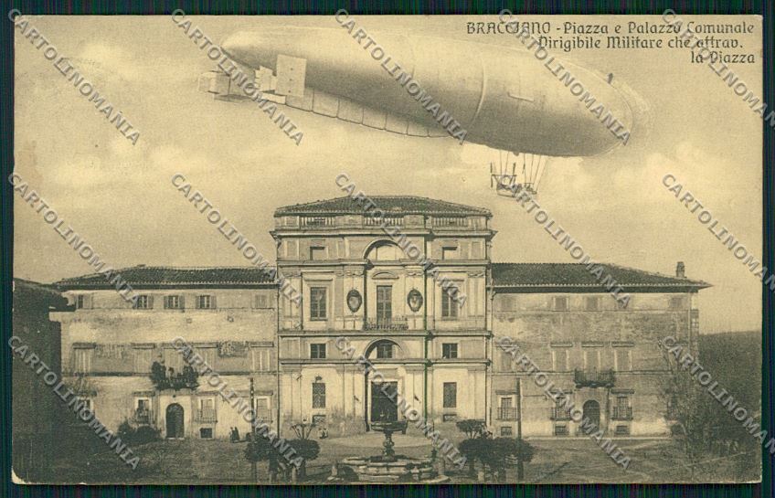 Roma Bracciano Dirigibile cartolina QK3992 – fronte
