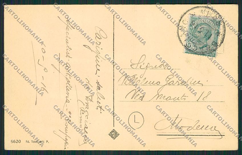 Roma Bracciano Dirigibile cartolina QK3992 – retro