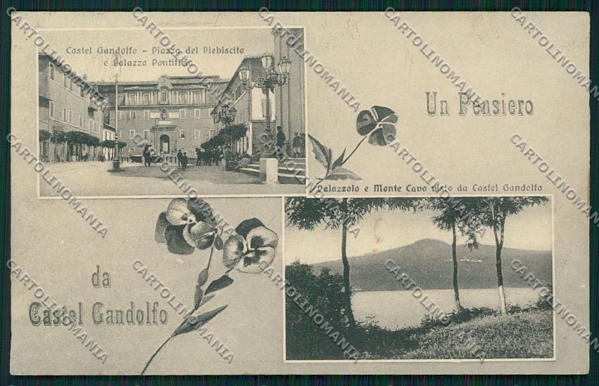 Roma Castel Gandolfo Un Pensiero da cartolina QK3996 – fronte