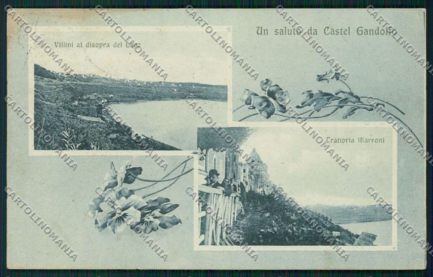 Roma Castel Gandolfo Saluti da cartolina QK3998 – fronte