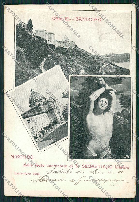 Roma Castel Gandolfo cartolina QK3999 – fronte