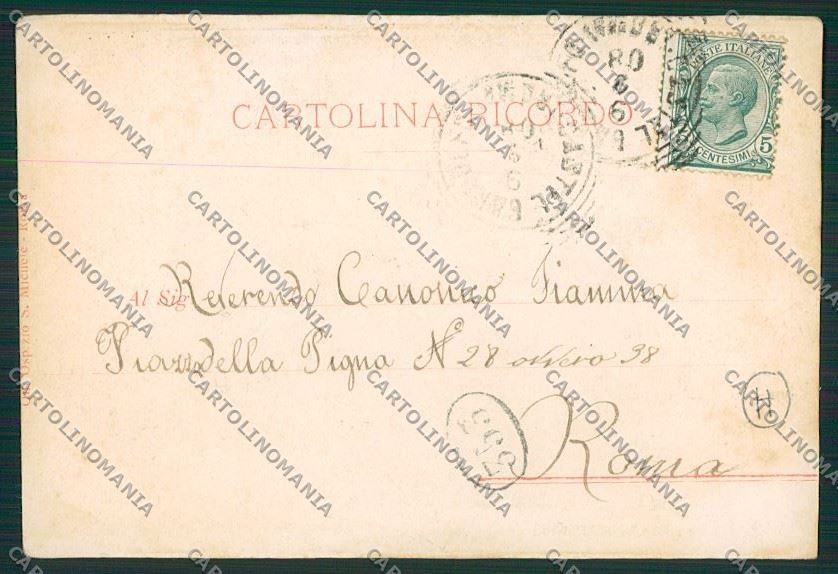 Roma Castel Gandolfo cartolina QK3999 – retro