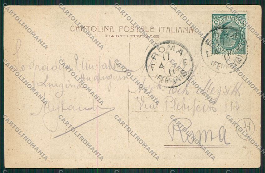 Roma Castel Gandolfo cartolina QK4000 – retro
