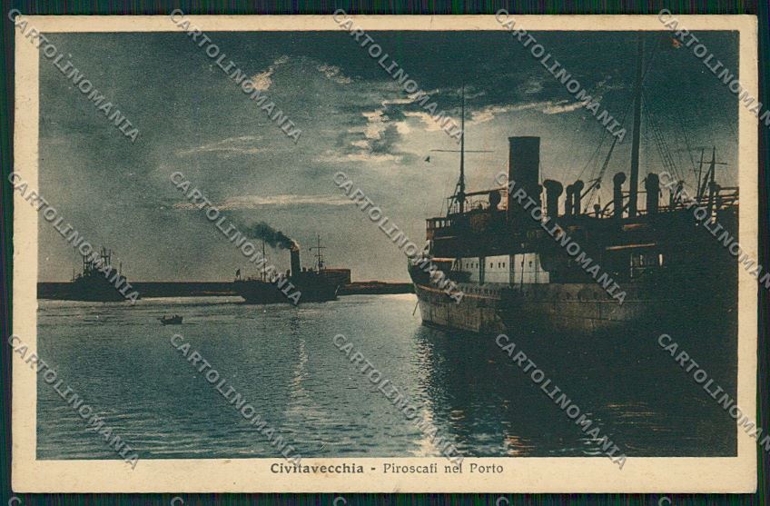 Roma Civitavecchia Chiaro di Luna cartolina QK4018 – fronte