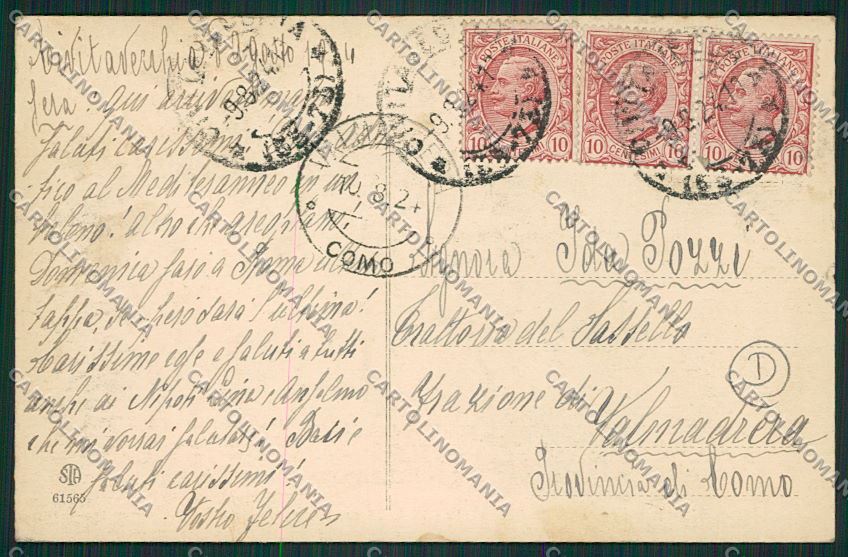 Roma Civitavecchia Chiaro di Luna cartolina QK4018 – retro
