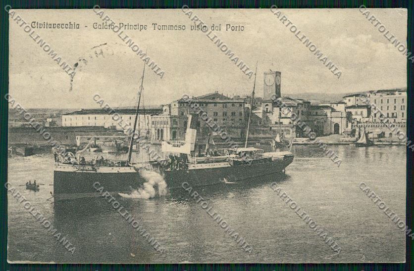 Roma Civitavecchia ABRASA cartolina QK4026 – fronte