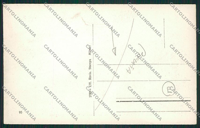 Roma Civitavecchia PIEGATA cartolina QK4037 – retro