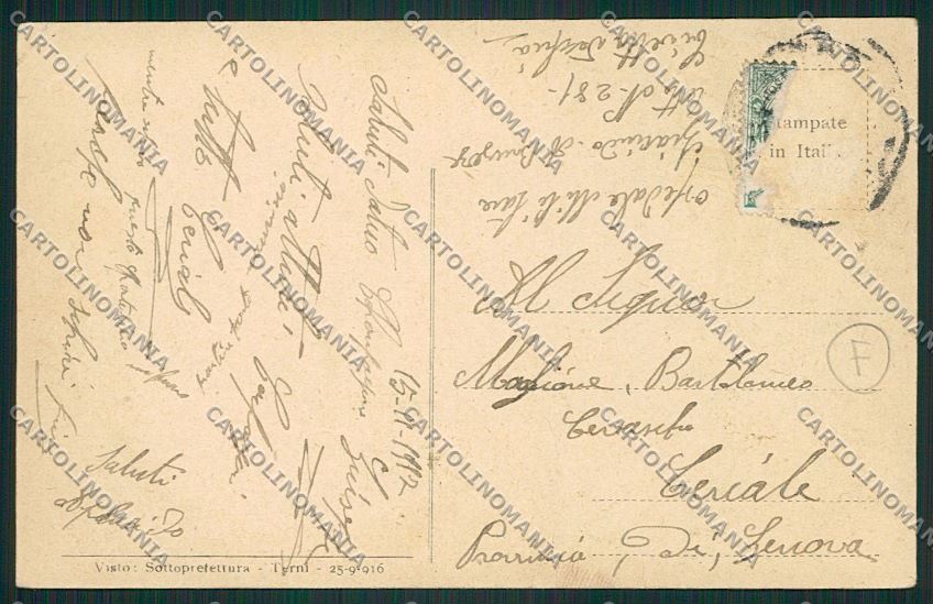 Roma Civitavecchia Alterocca 4296 cartolina QK4045 – retro