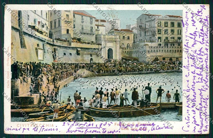 Roma Civitavecchia cartolina QK4052 – fronte