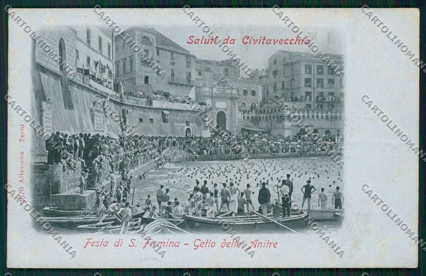 Roma Civitavecchia Alterocca 1676 cartolina QK4057 – fronte