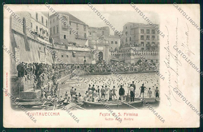 Roma Civitavecchia Alterocca 1676 cartolina QK4058 – fronte